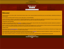 Tablet Screenshot of parsonsorthodontics.com